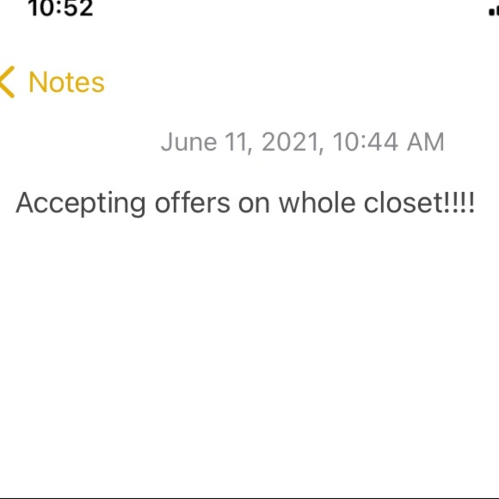 Accepting offers!!